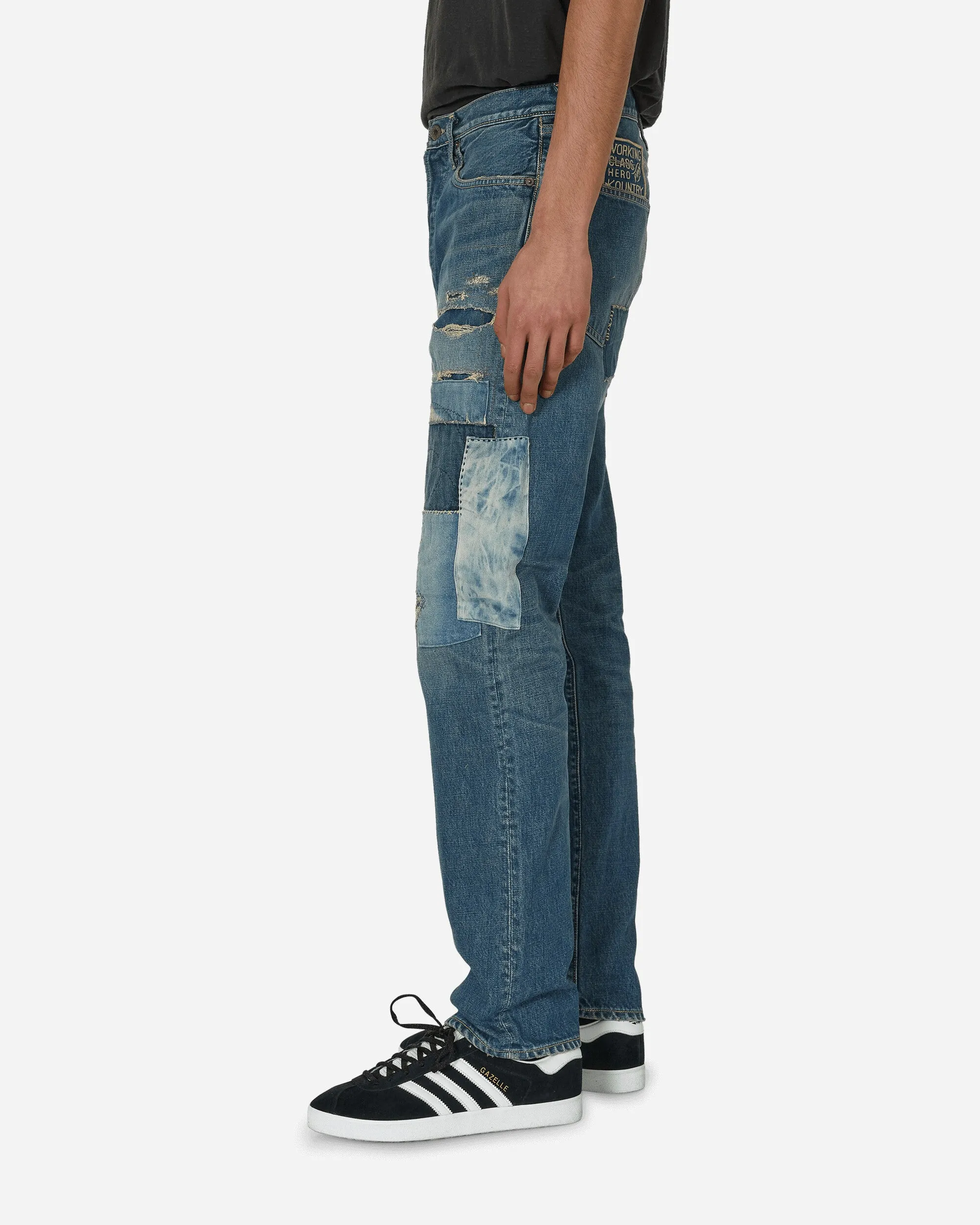 14oz Denim 5P Monkey Cisco Pants (Dixie Remake) Indigo