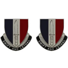 189th Infantry Brigade Unit Crest (Swift and Lethal) - Sold in Pairs