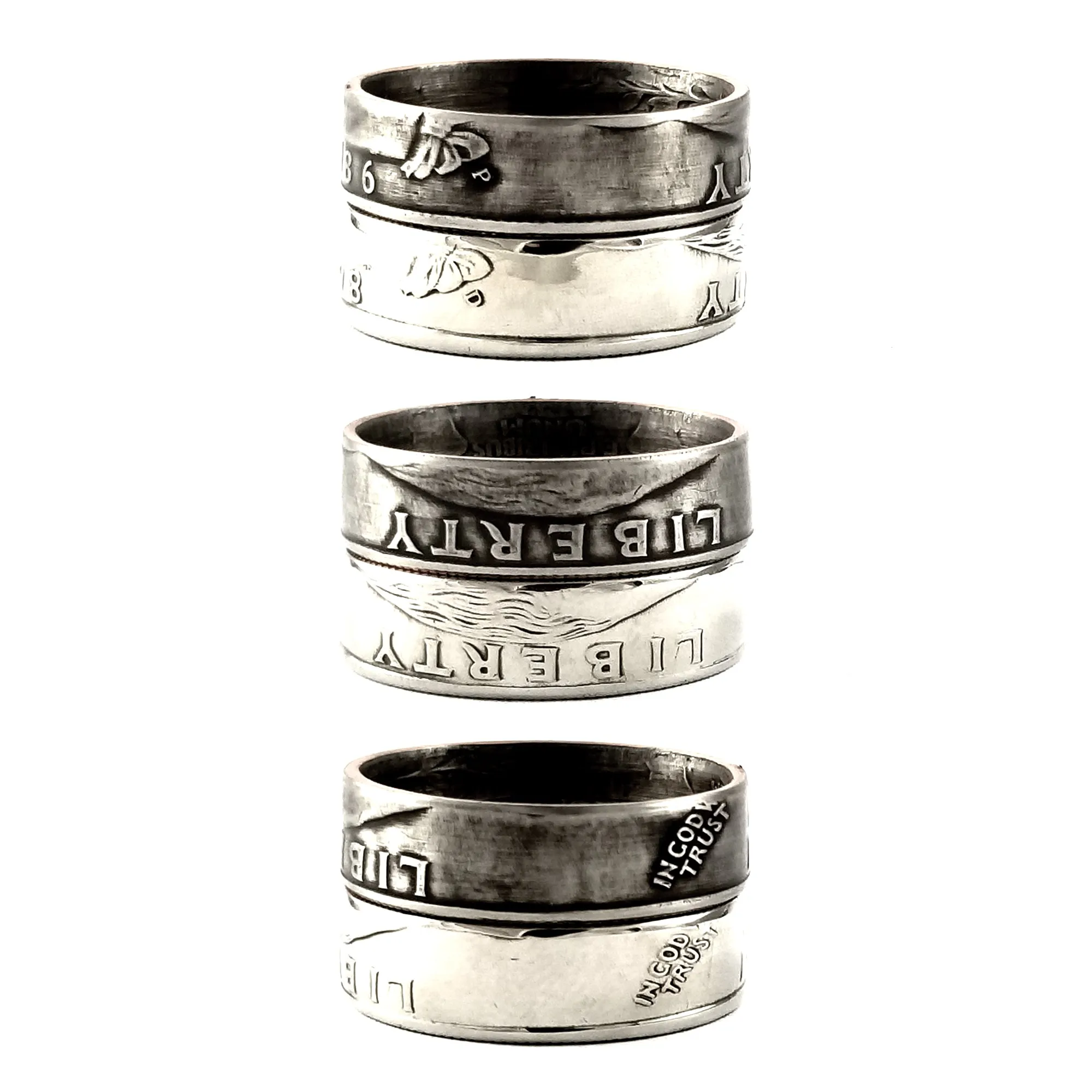 1974 Washington Quarter Coin Ring