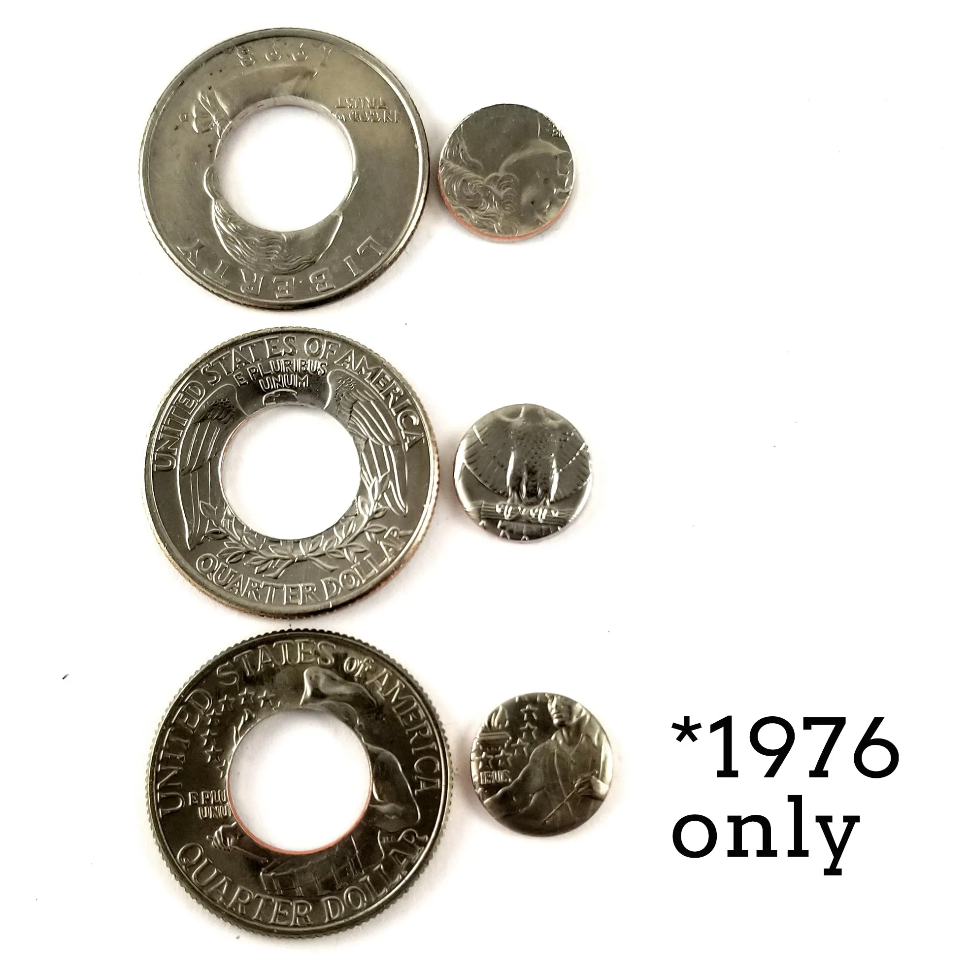 1974 Washington Quarter Coin Ring