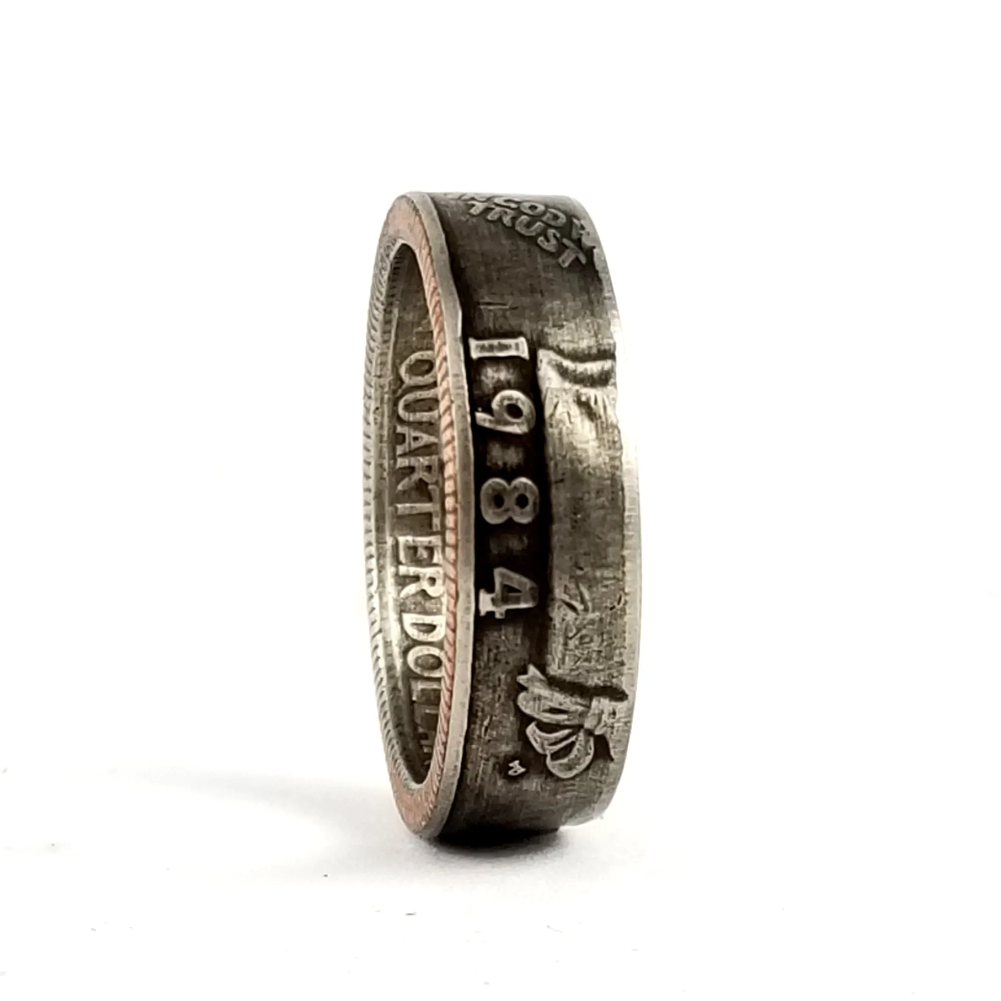 1984 Washington Quarter Coin Ring