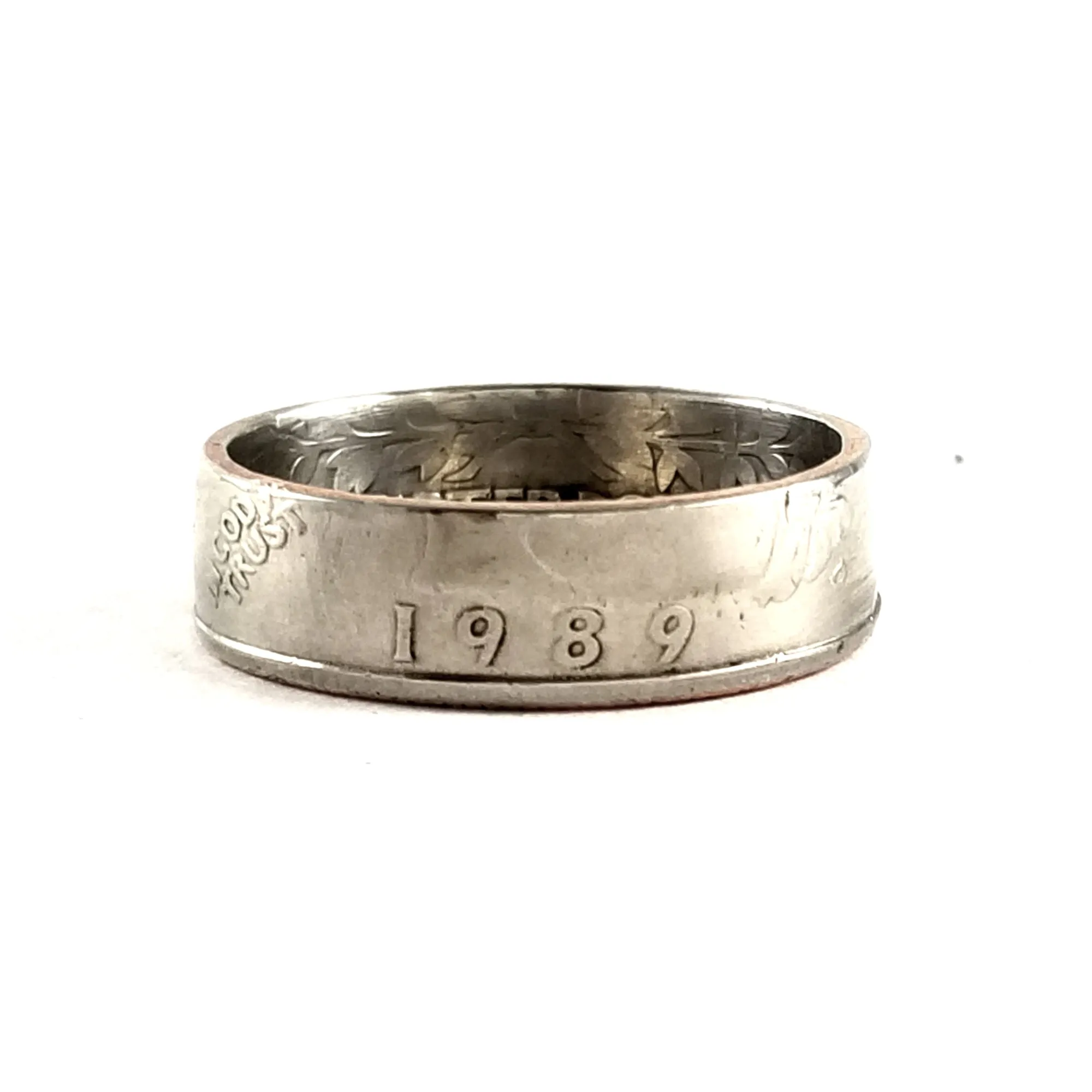 1989 Washington Quarter Coin Ring