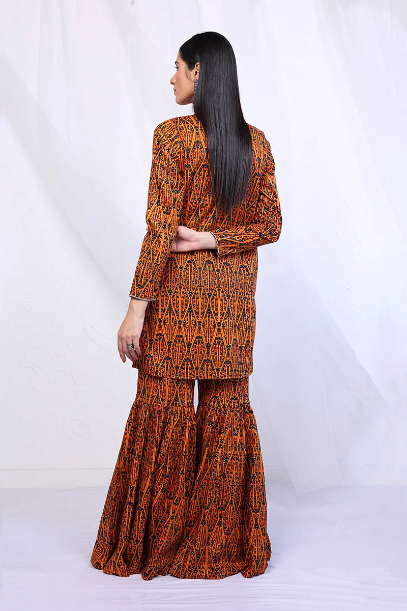 2- Piece Sumba Gharara Set