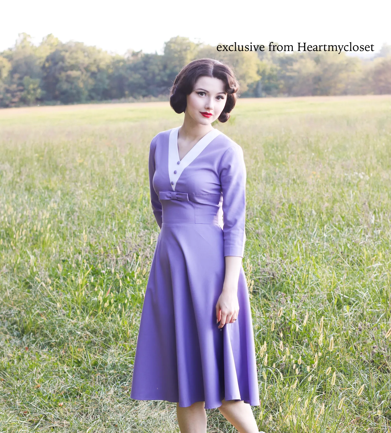 Agent Carter - purple dress 50s