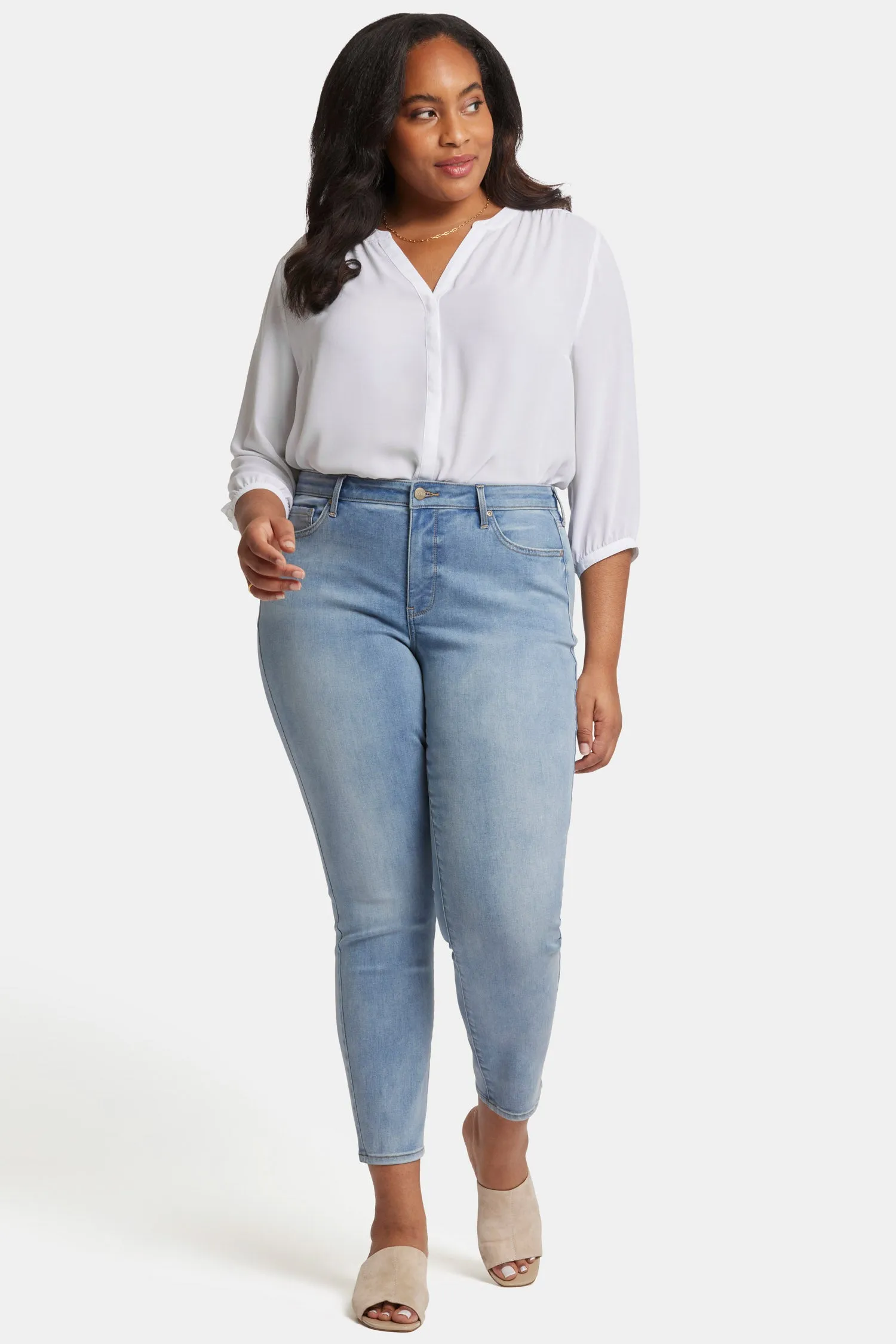 Ami Skinny Jeans In Plus Size - Biscayne