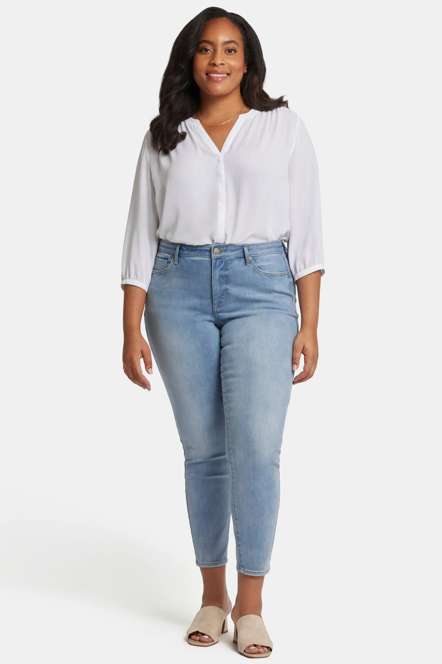 Ami Skinny Jeans In Plus Size - Biscayne