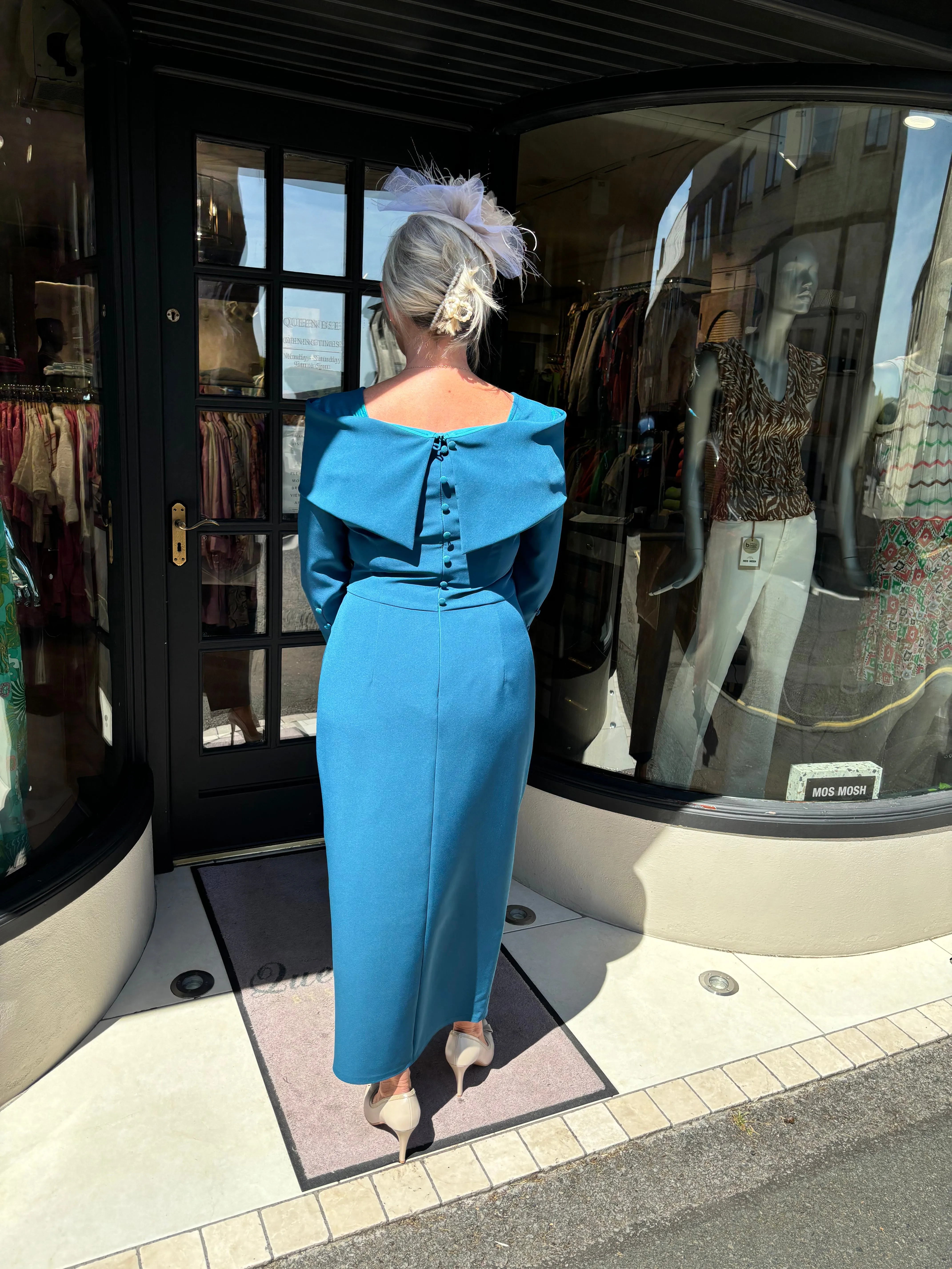 Anoola D394 Teal Dress