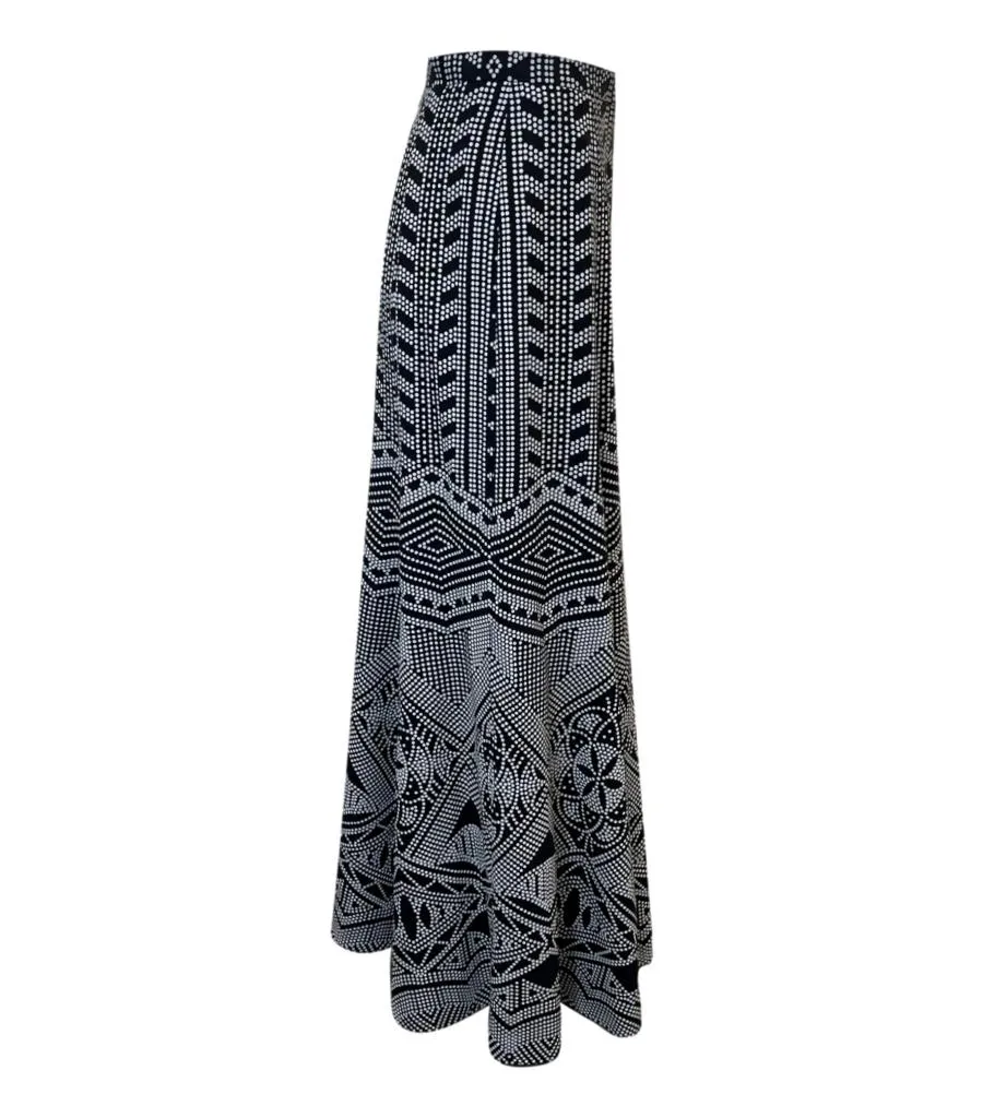 Antonio Beradi Silk Maxi Skirt. Size 42IT