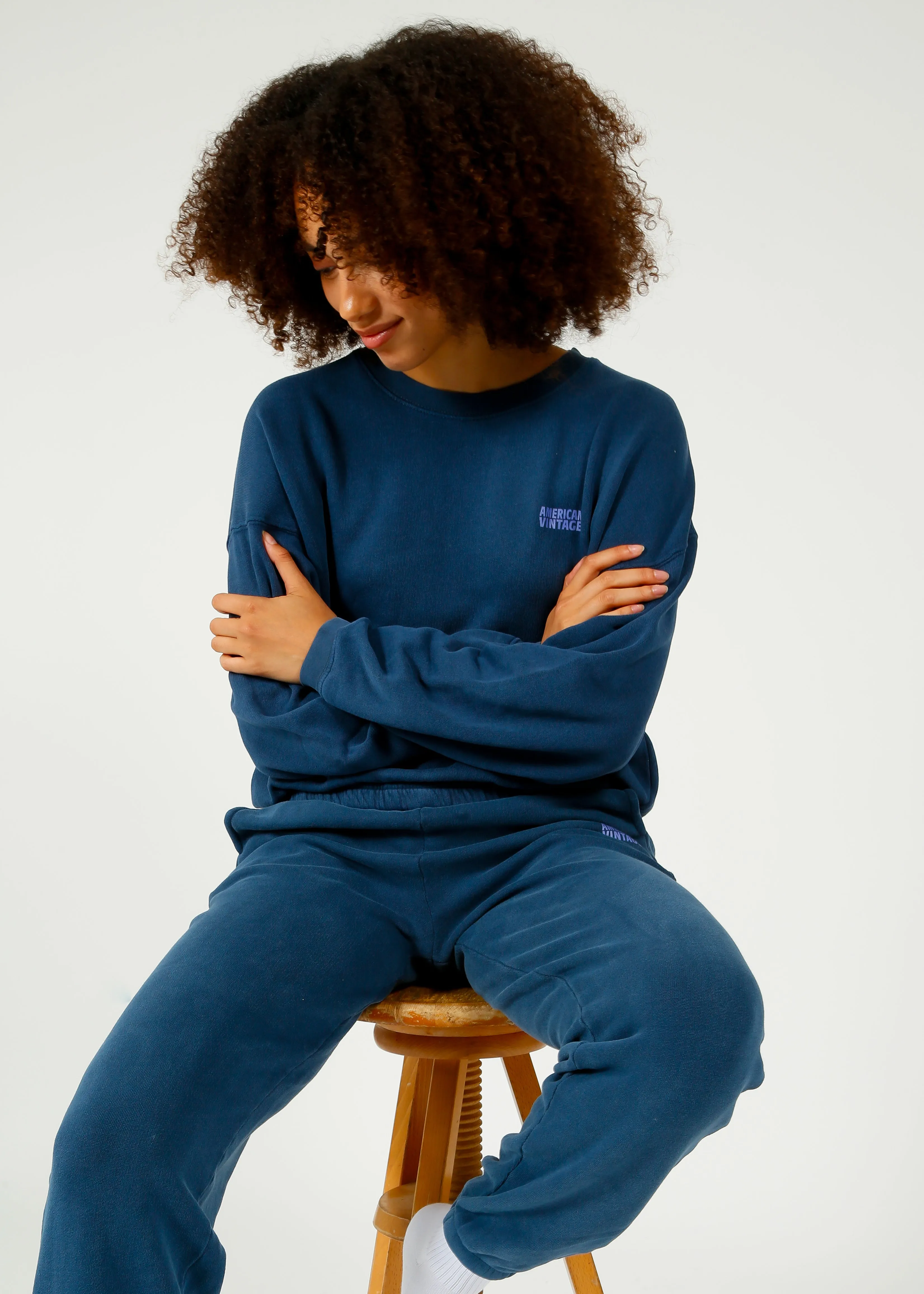 AV Izu Sweatshirt in Marine Vintage