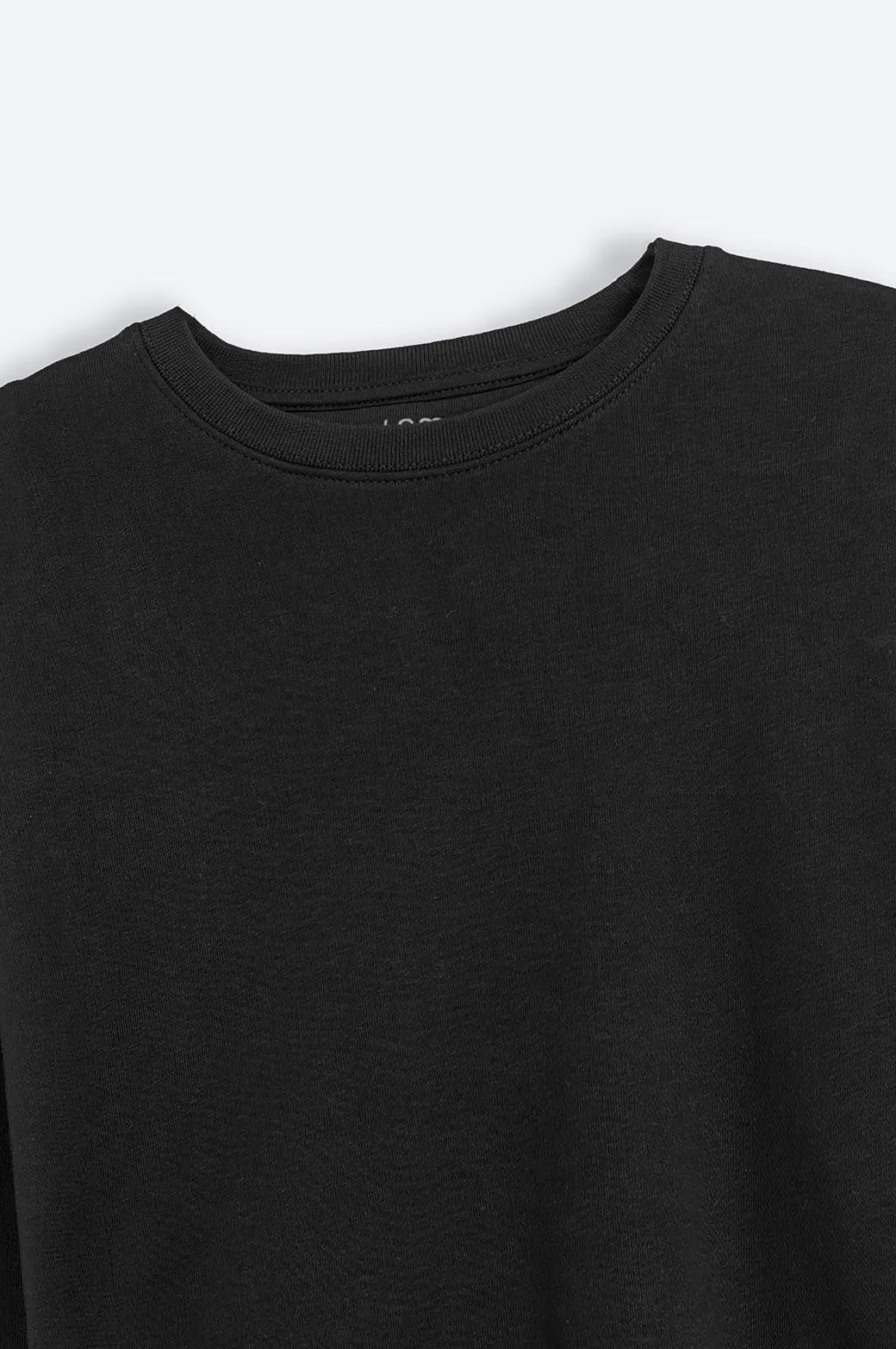 BASIC CROPPED SWEATSHIRT