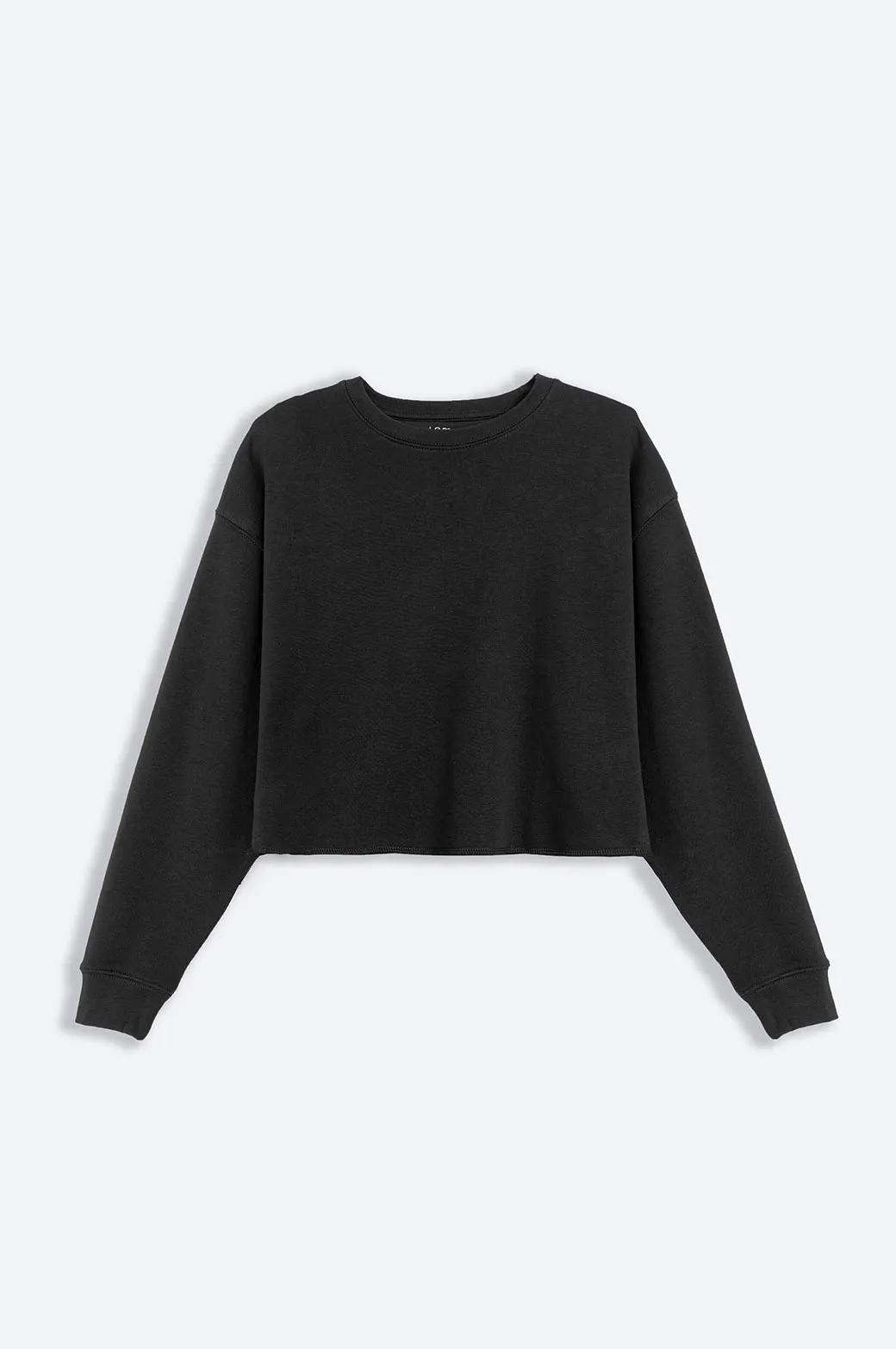 BASIC CROPPED SWEATSHIRT