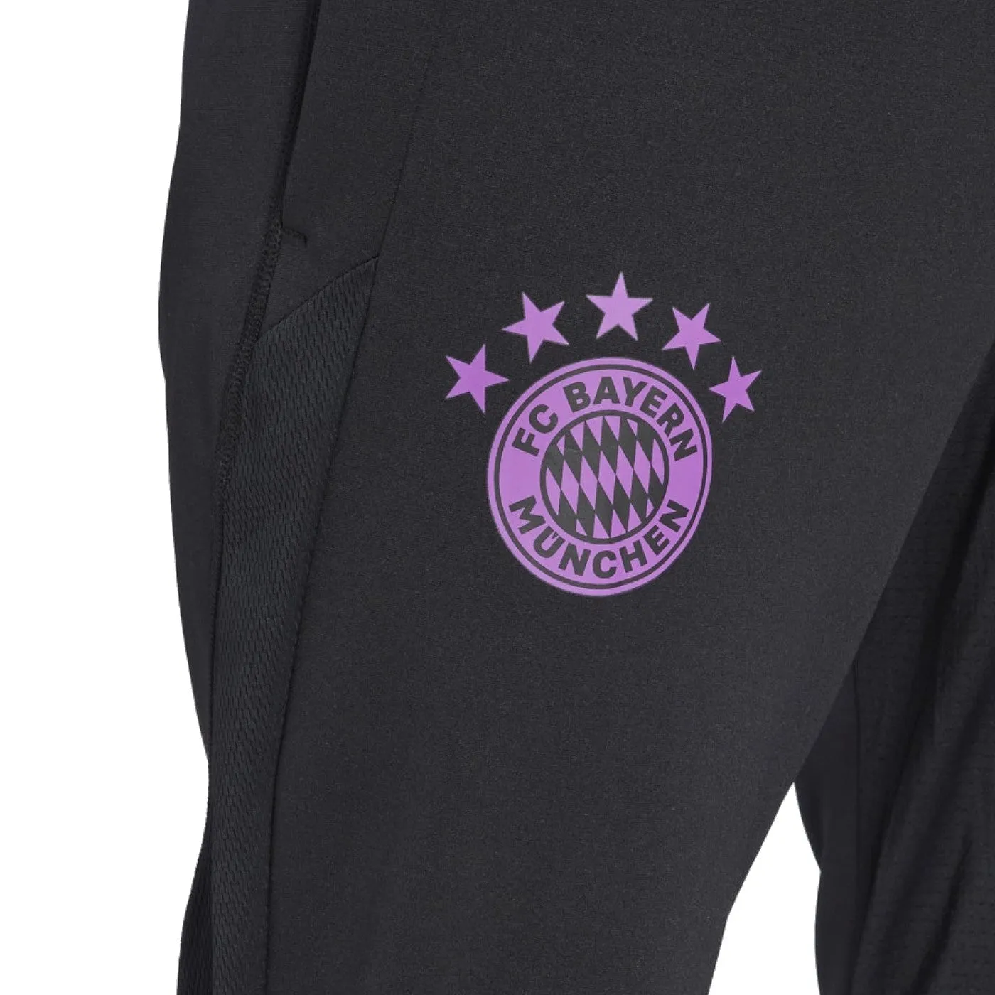 Bayern Munich black hooded training technical tracksuit 2023/24 - Adidas