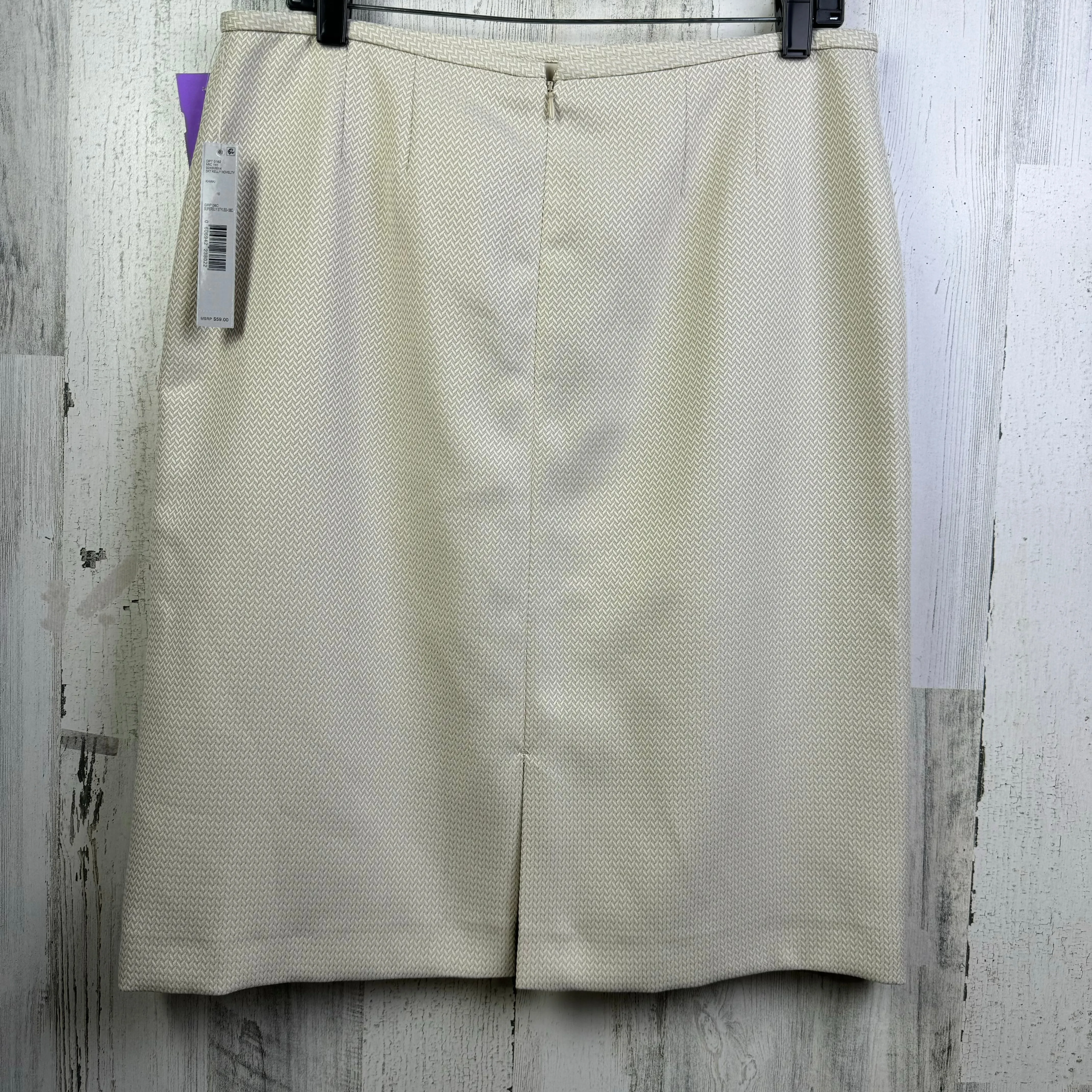 Beige Skirt Mini & Short Preston And New York, Size 10