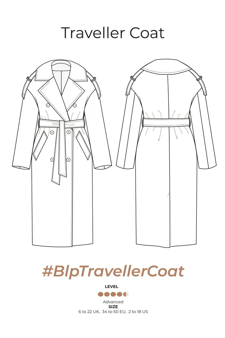 Bella Loves Patterns Traveller Coat