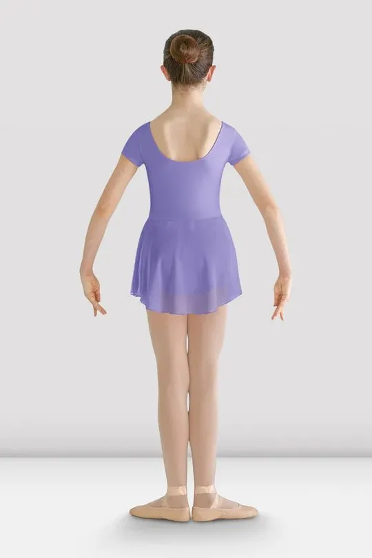 BLOCH CL8262 PRISHA SHORT SLEEVE SKIRTED LEOTARD