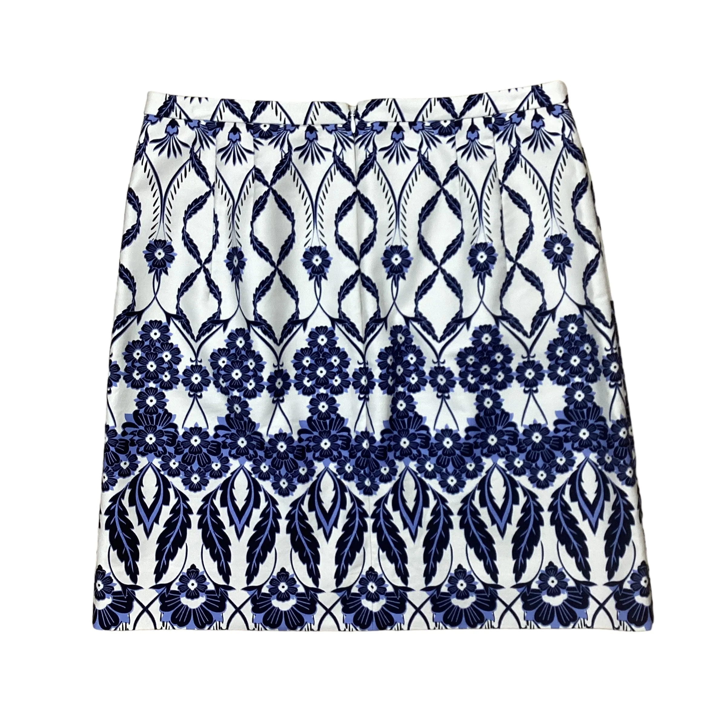 Blue & Cream Skirt Mini & Short J. Crew, Size 8