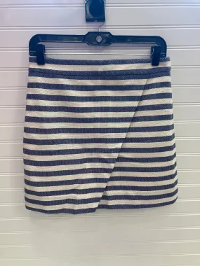 Blue & White Skirt Mini & Short J. Crew, Size 0