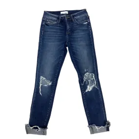 Blue Jeans Skinny Vervet, Size 4