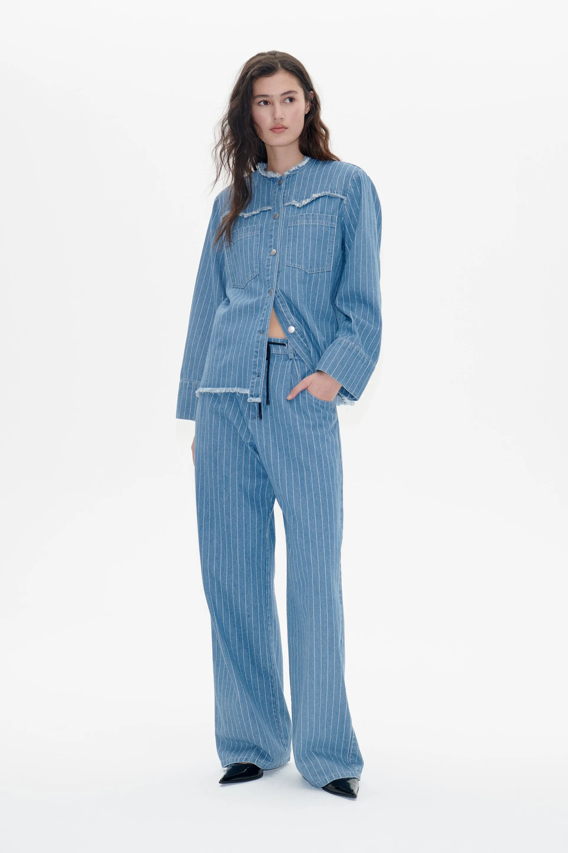 BO | Blue Pinstripe Denim