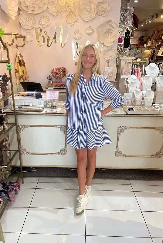 Boardwalk Babe Dress - Blue