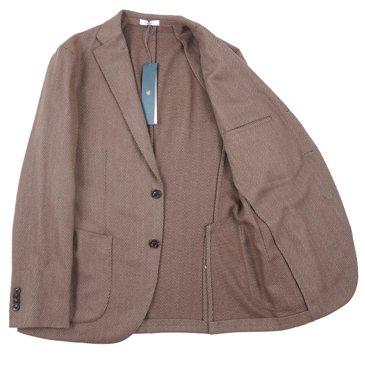 Boglioli Soft Wool and Silk K-Jacket