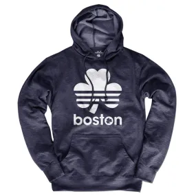 Boston Shamrock Retro Hoodie MED- Chowdaheadz