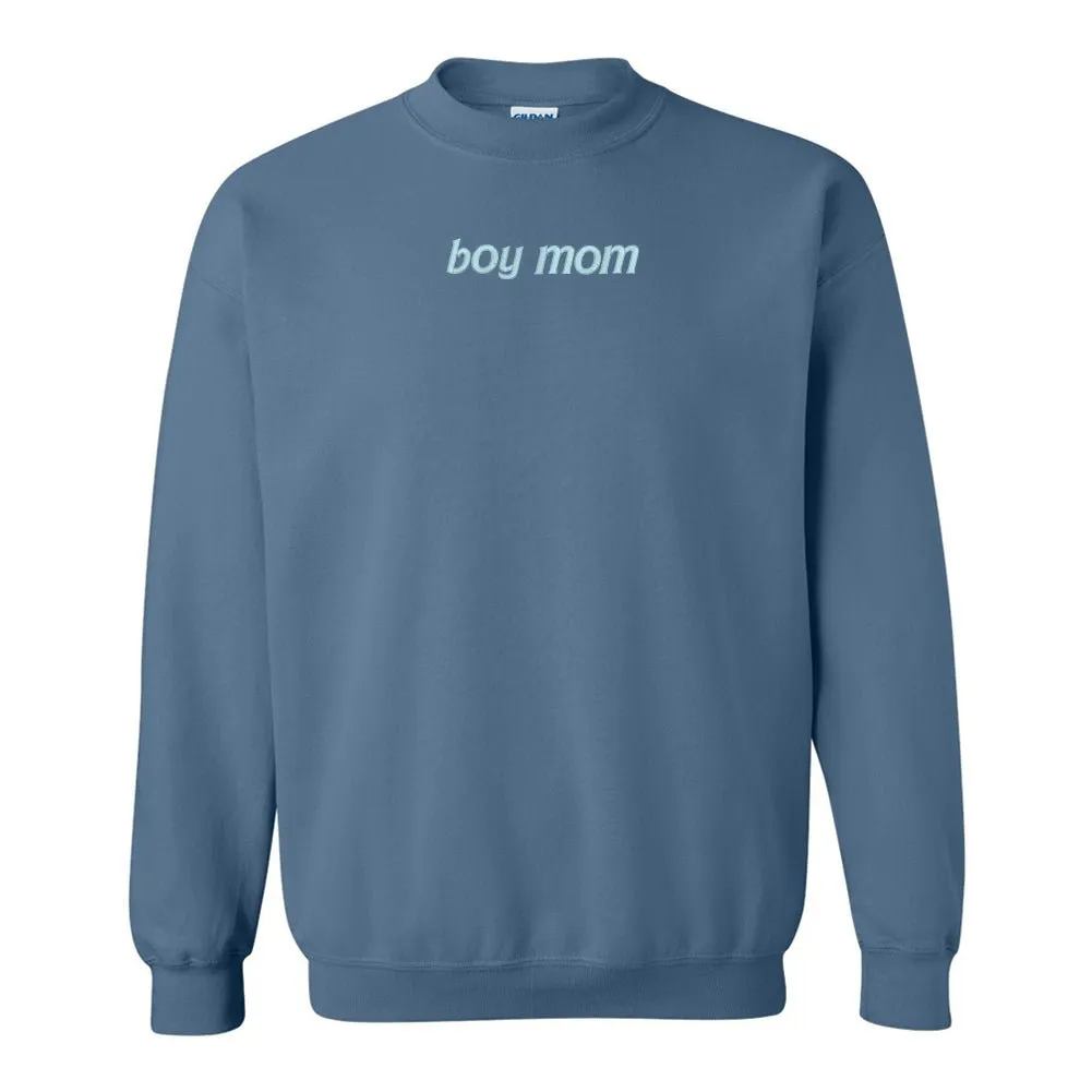 'Boy Mom' Crewneck Sweatshirt