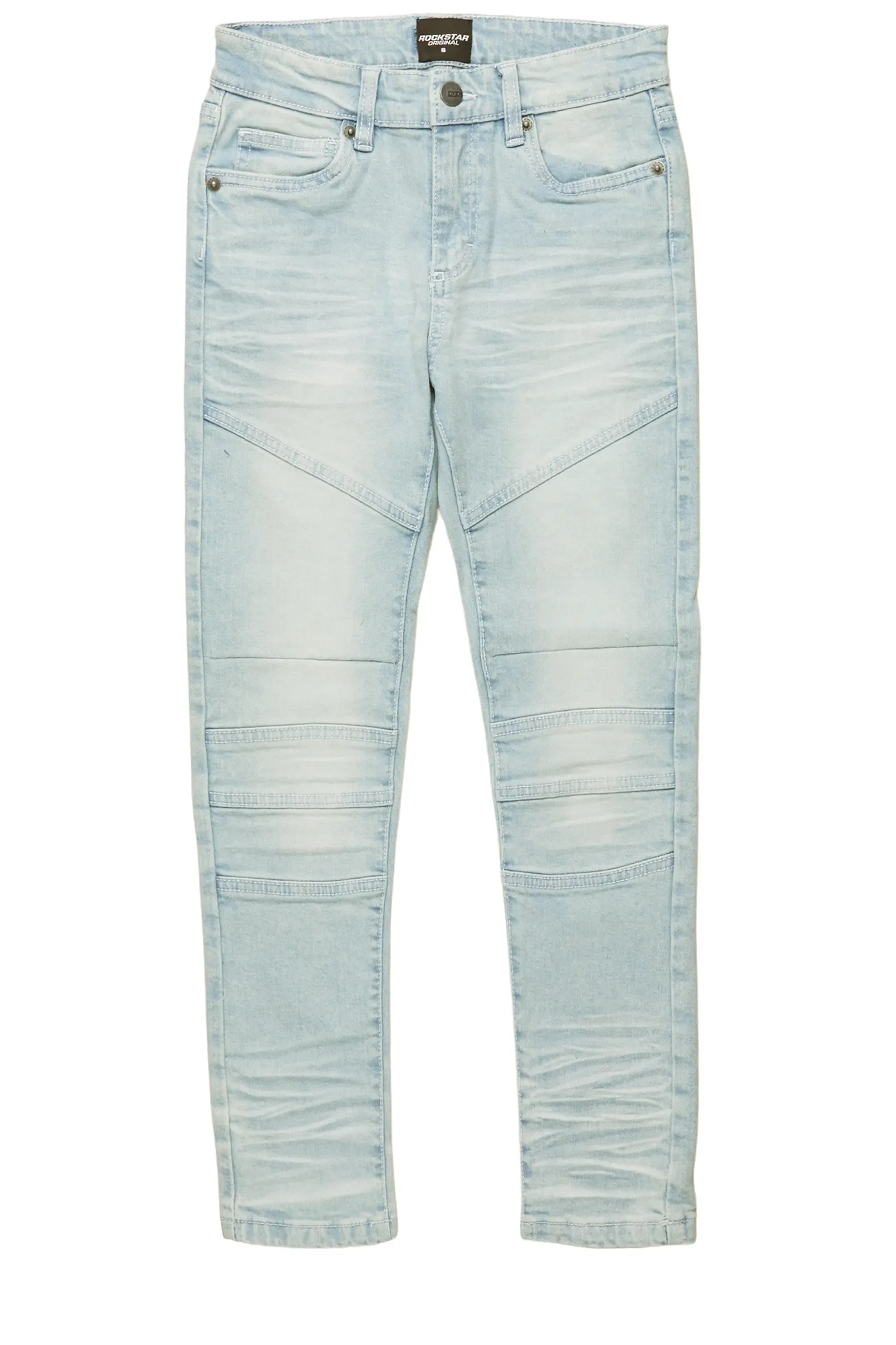 Boys Qito Light Blue Biker Jean