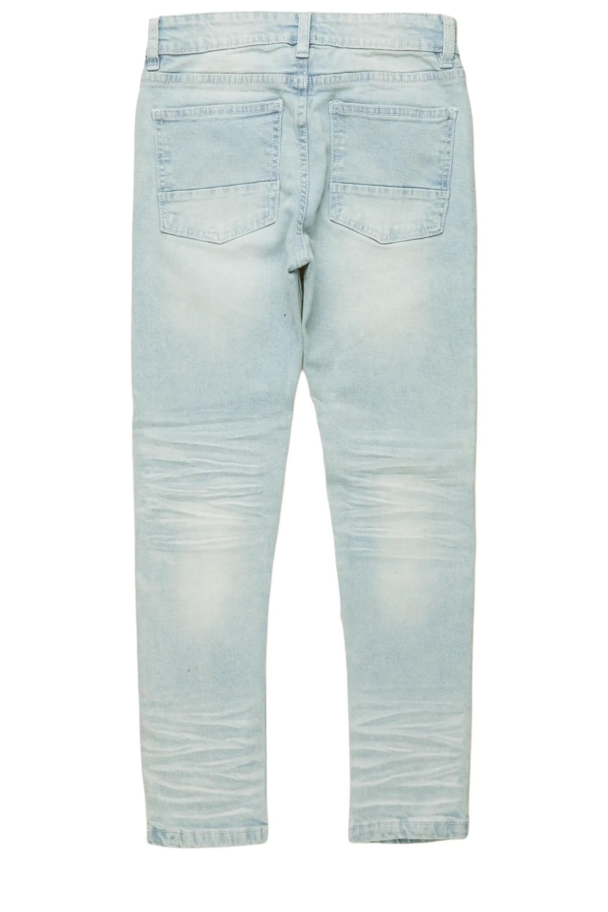 Boys Qito Light Blue Biker Jean