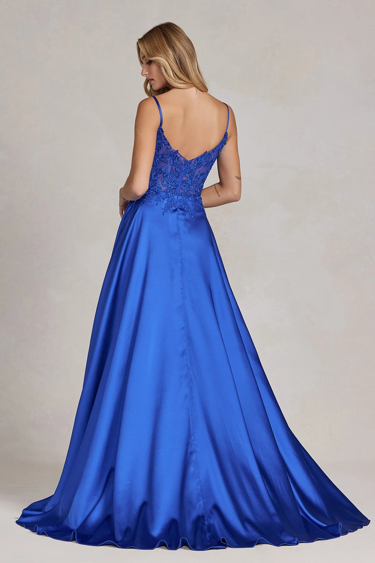 Britt Gown I Cobalt Blue