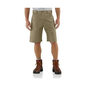 Carhartt Men's Loose Fit Canvas Utility Work Shorts 10 Inch - Dark Khaki