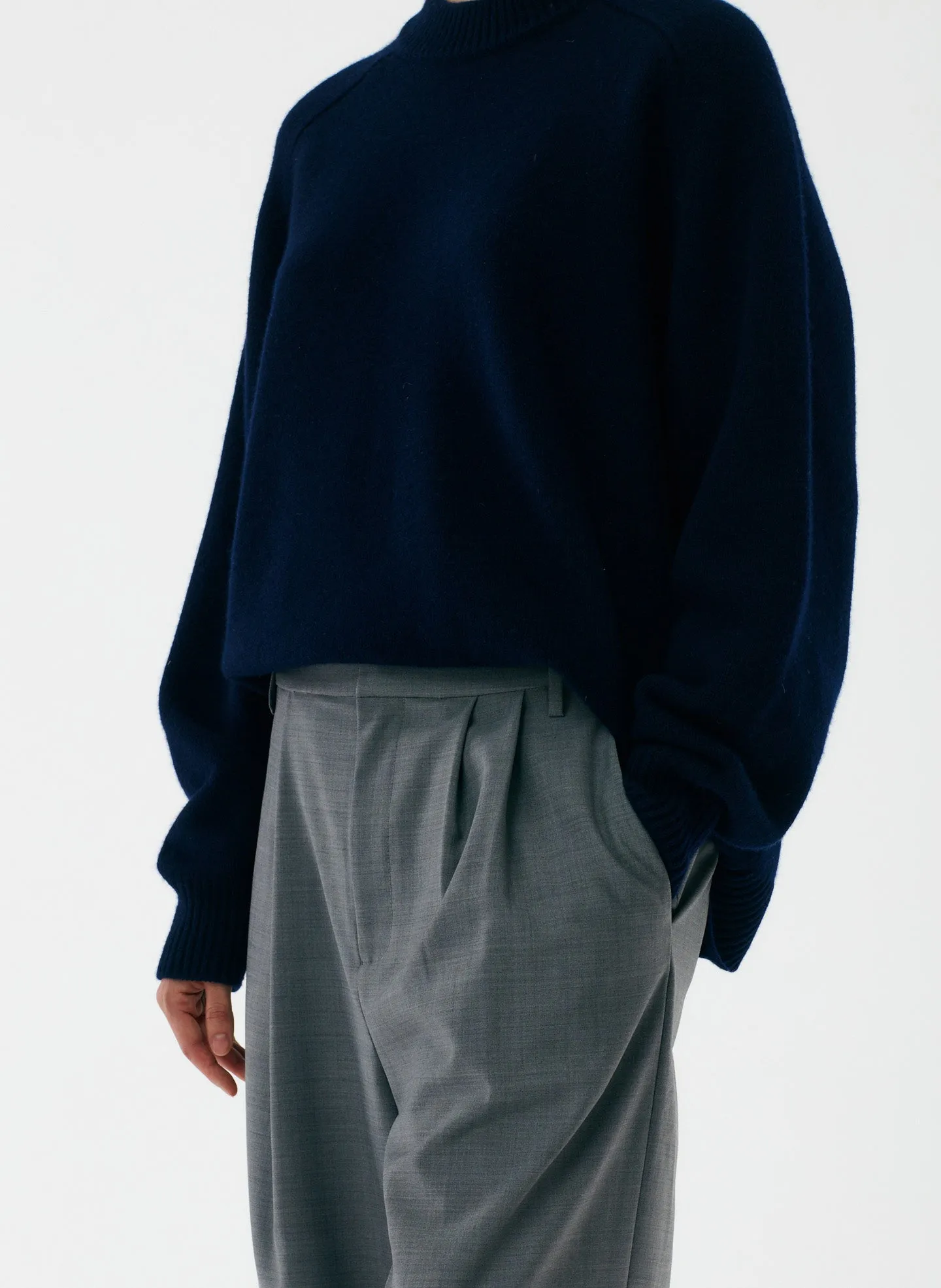 Cashmere Crewneck Oversized Sweater