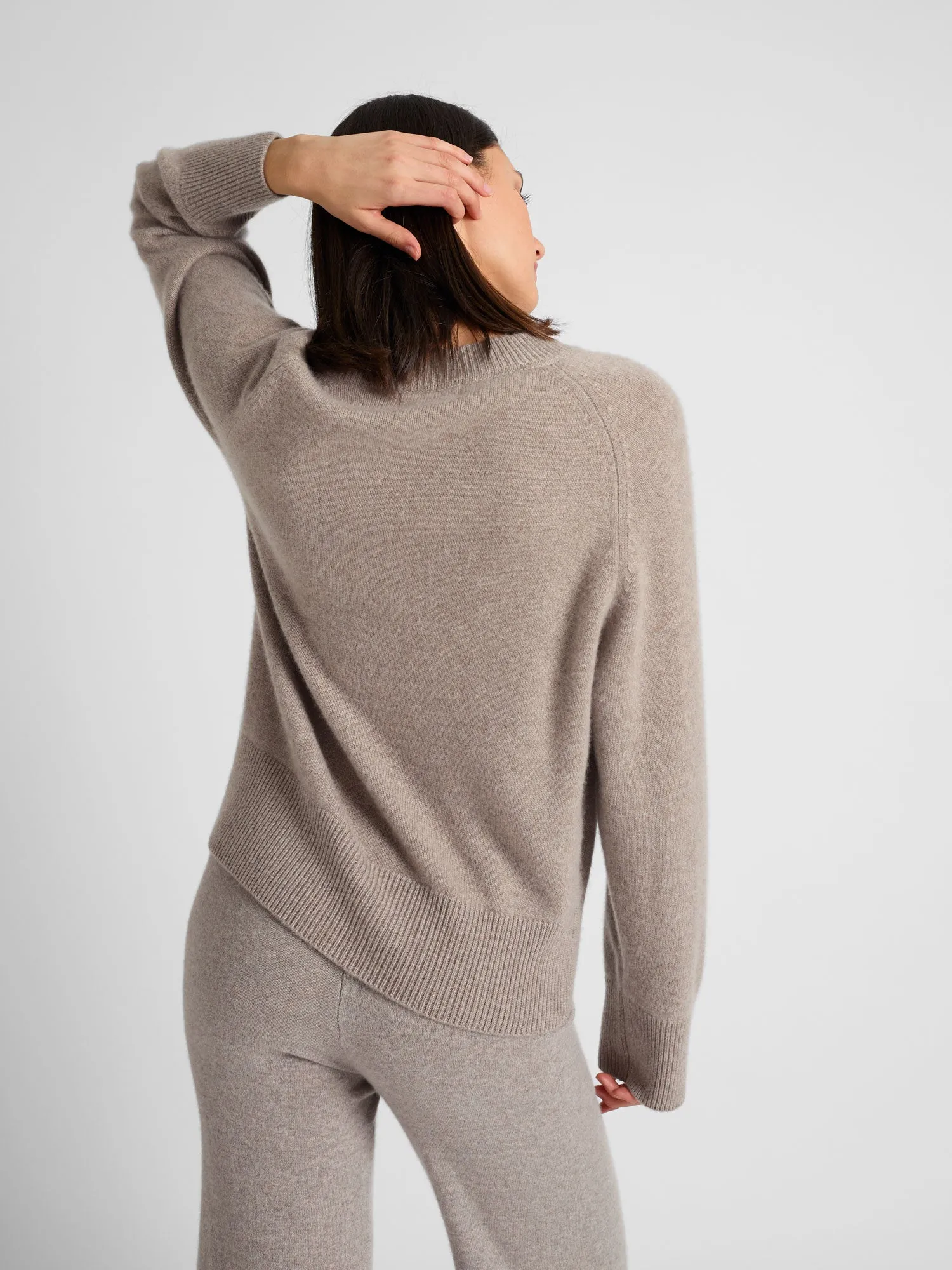 Cashmere sweater "Signy" - toast