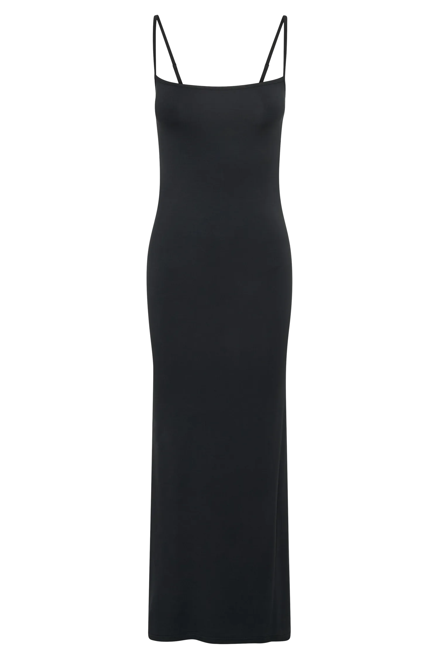 Cassie Modal Fishtail Maxi Dress - Black