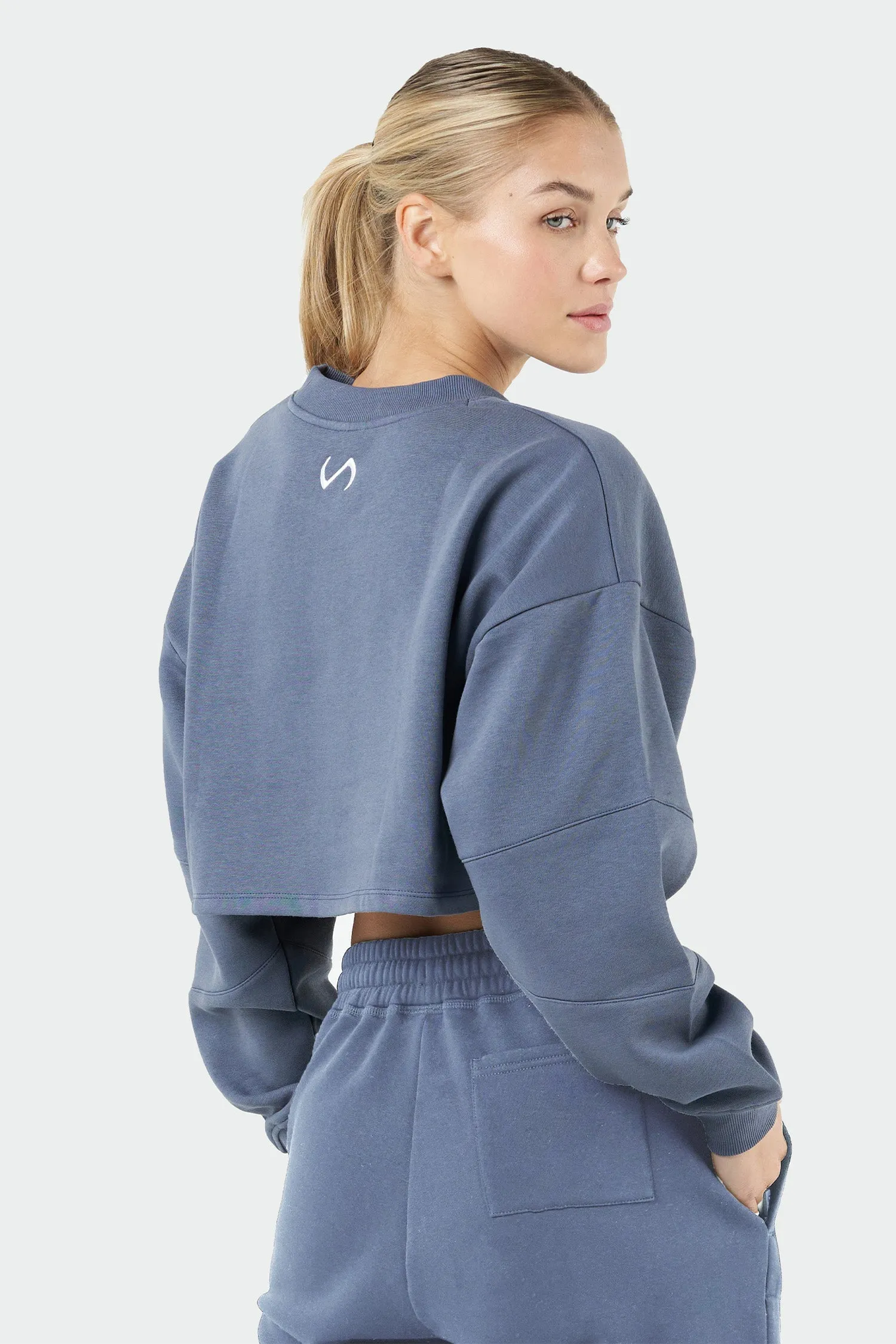 Chill Oversized Crop Sweatshirt