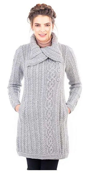 Classic Aran Cable Coat