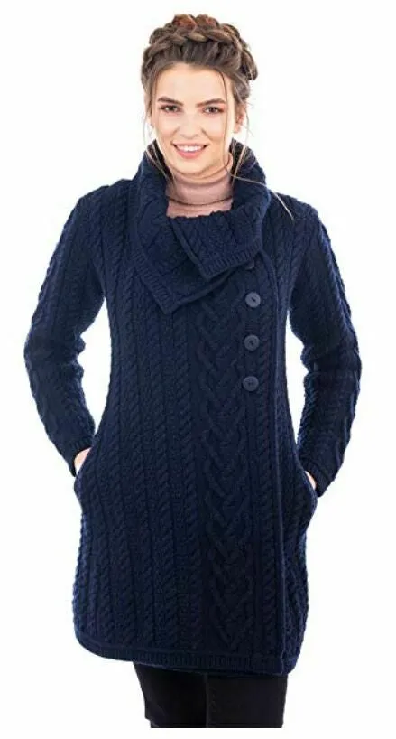 Classic Aran Cable Coat