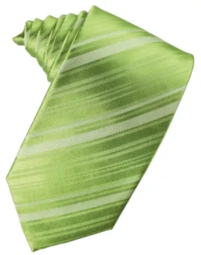 Clover Striped Silk Necktie