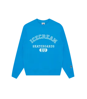 COLLEGIATE CREWNECK - BLUE