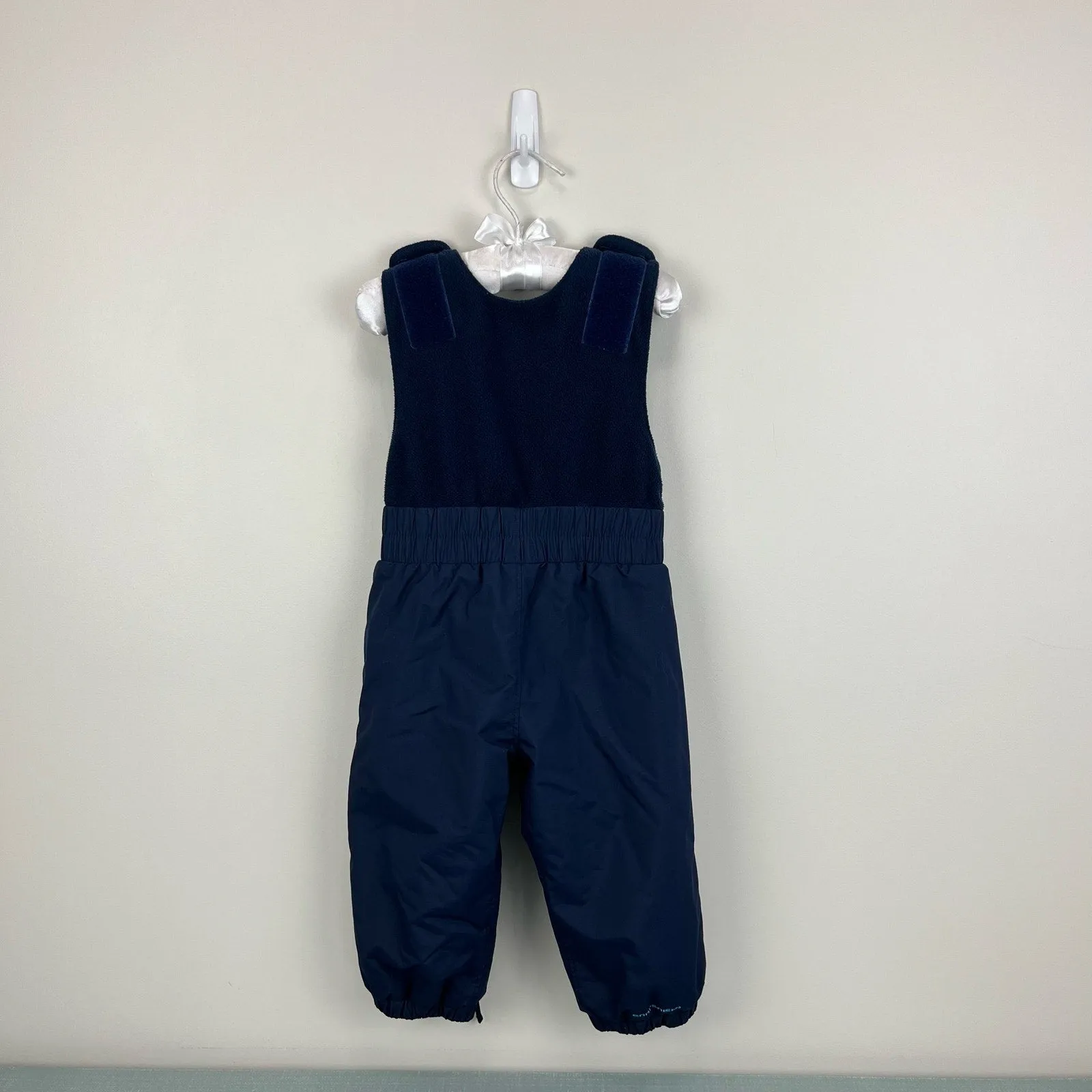 Columbia Navy Blue Snow Bib Overalls 12-18 Months