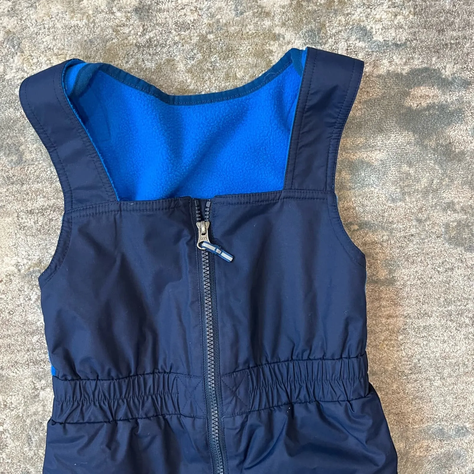 Columbia Navy Blue Snow Bib Overalls XS 6/7