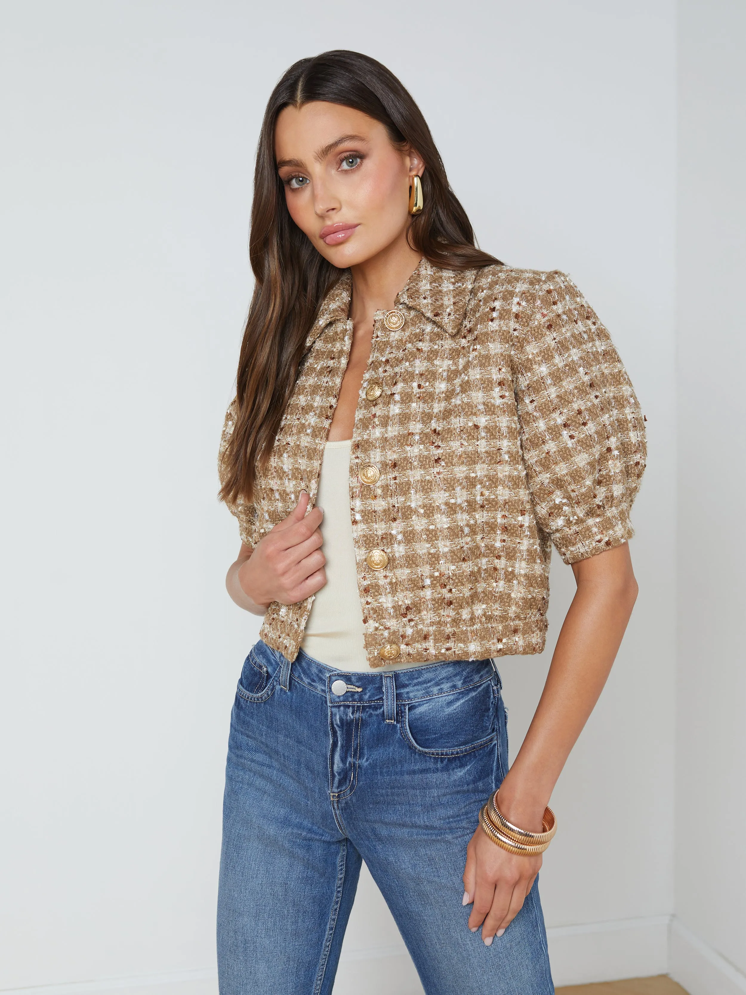 Cove Cropped Tweed Jacket