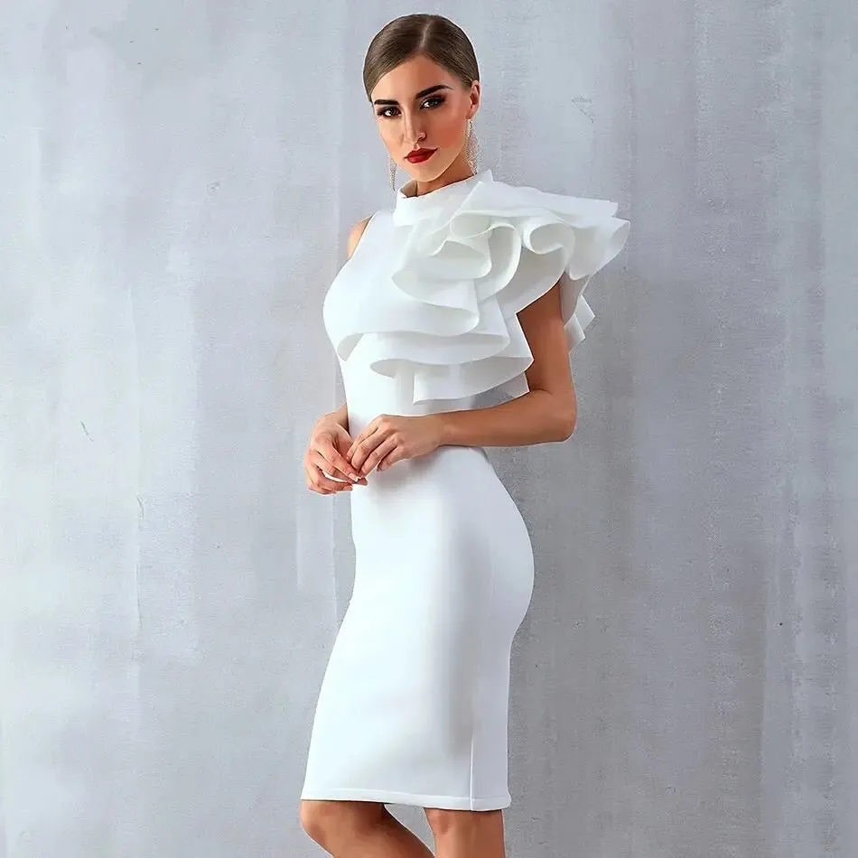 Darla Bodycon Ruffle Dress