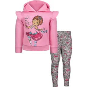 Disney Fancy Nancy Pullover Fleece Hoodie and Leggings Outfit Set