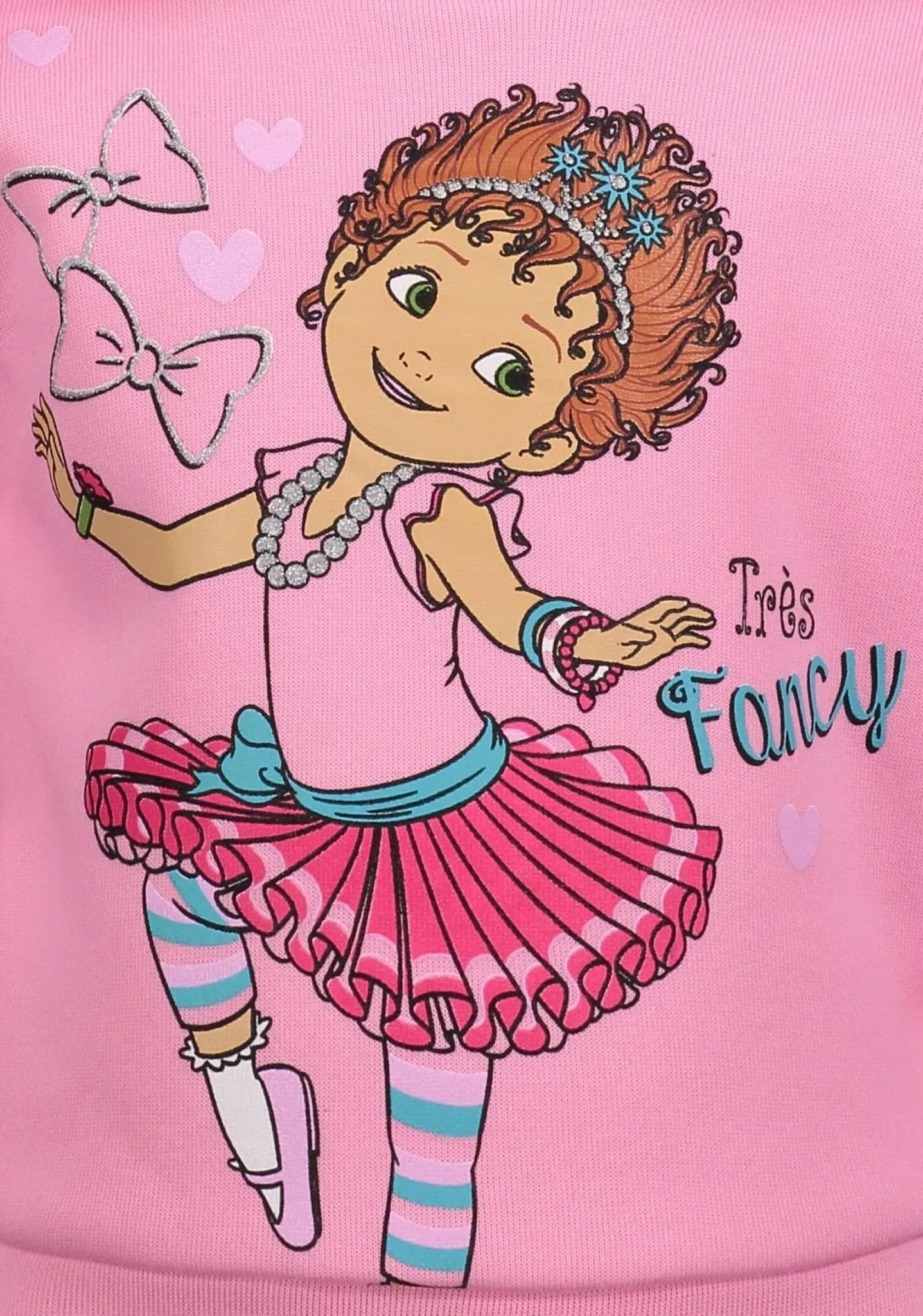 Disney Fancy Nancy Pullover Fleece Hoodie and Leggings Outfit Set