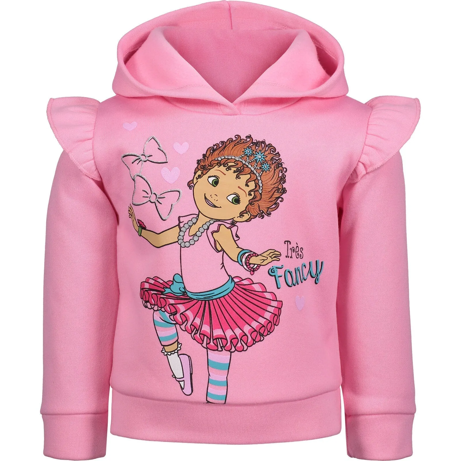 Disney Fancy Nancy Pullover Fleece Hoodie and Leggings Outfit Set