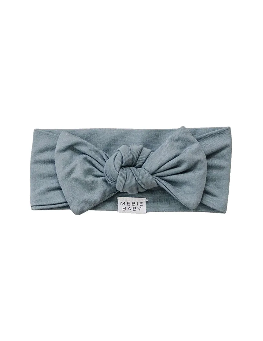 Dusty Blue Bamboo Head Wrap