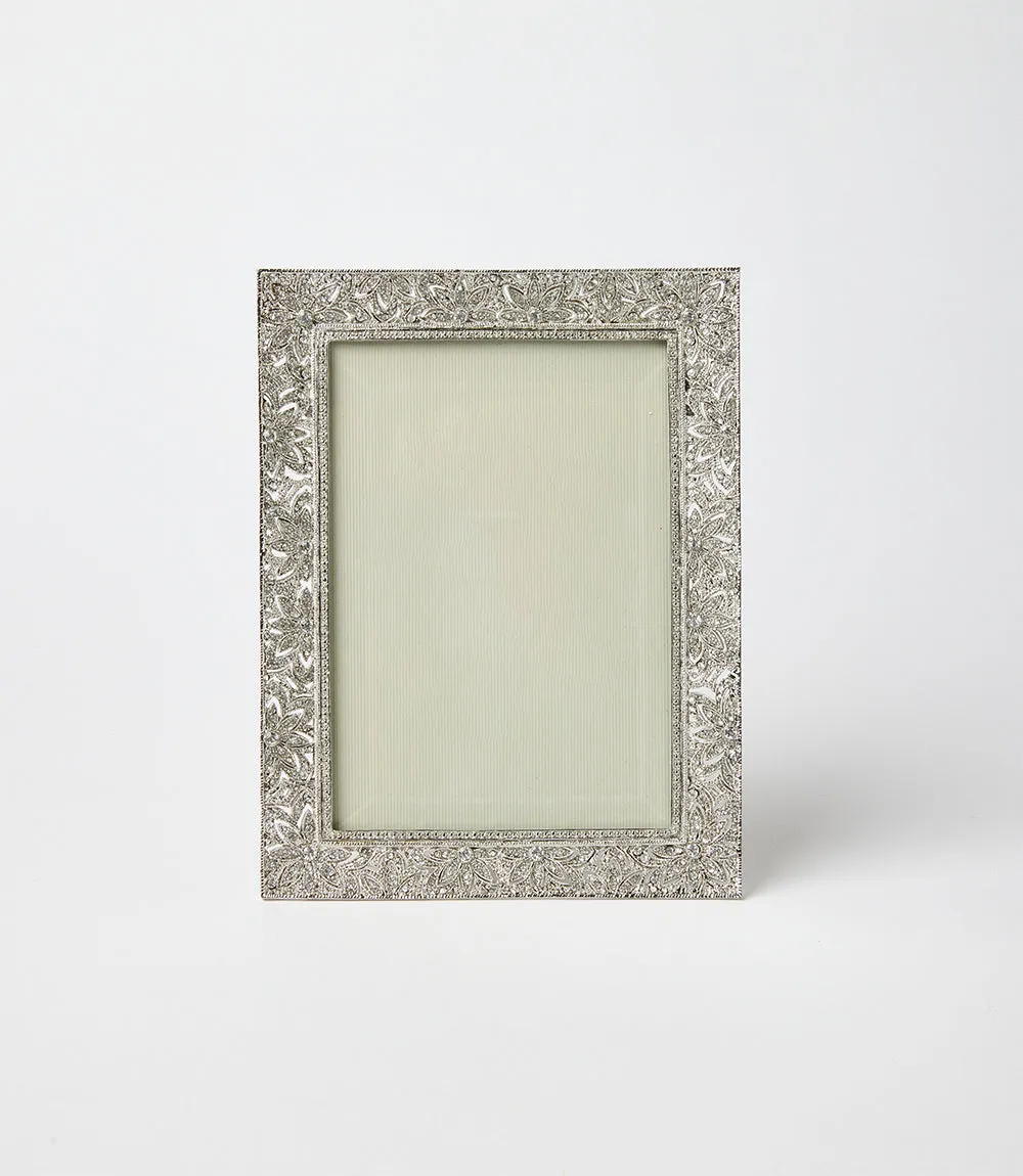 Embellished Crystal Picture Frame