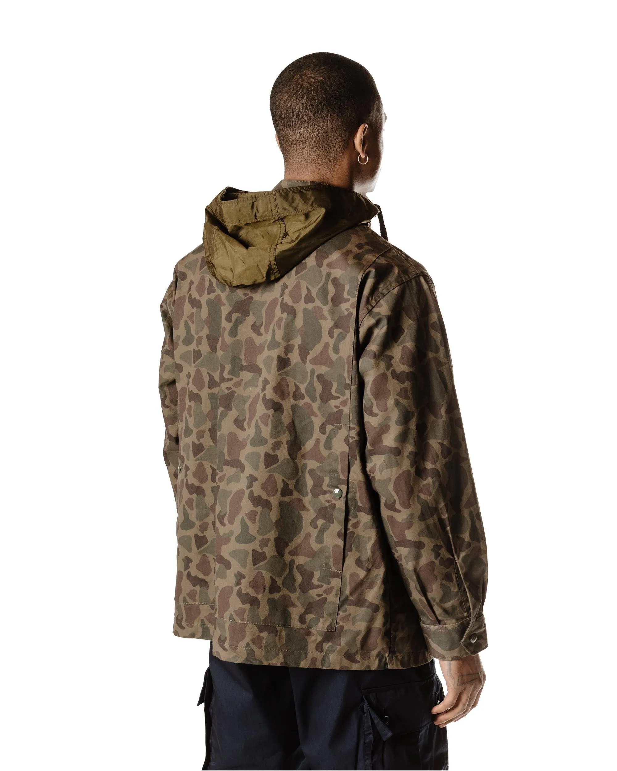 Engineered Garments Cruiser Jacket Olive Camo 6.5oz. Flat Twill