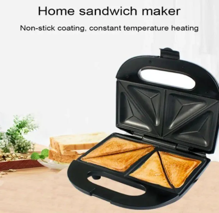 Factory Store Double Sided Heating Pocket Sandwich Grill Breakfast Sandwich Maker